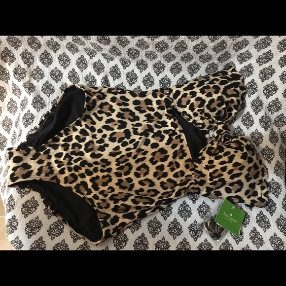 kate spade Other - Kate spade Leopard-Print One-Piece Swimsuit